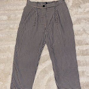 H&M Plaid Trouser